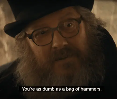 Dumb as a bag of hammers GIF